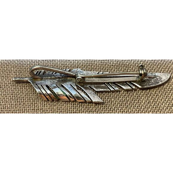 Ray Tracey Knifewing, Navajo Brooch/Pendant Sterling Silver - Picture 5 of 9